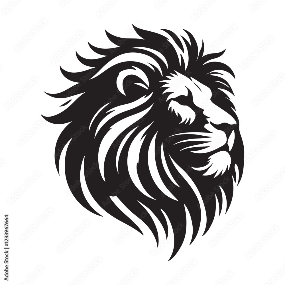 Fototapeta premium head of lion