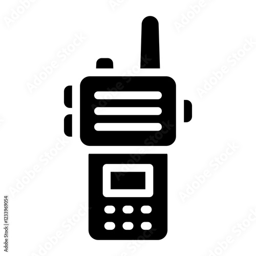 walkie talkie Solid icon