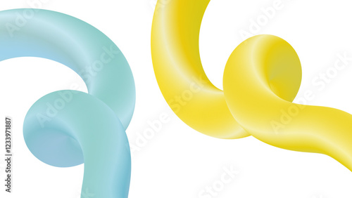 ねじれた配線のシンプルグラデーション背景