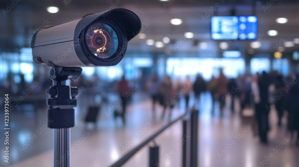 international passengers infrared thermal heat scan imaging camera sensor at airport seeking high body temperature checking system detection corona virus covid-19 infection disease, group of people international passengers infrared thermal heat scan imaging camera sensor at airport seeking high body temperature checking system detection corona virus covid-19 infection disease, group of people