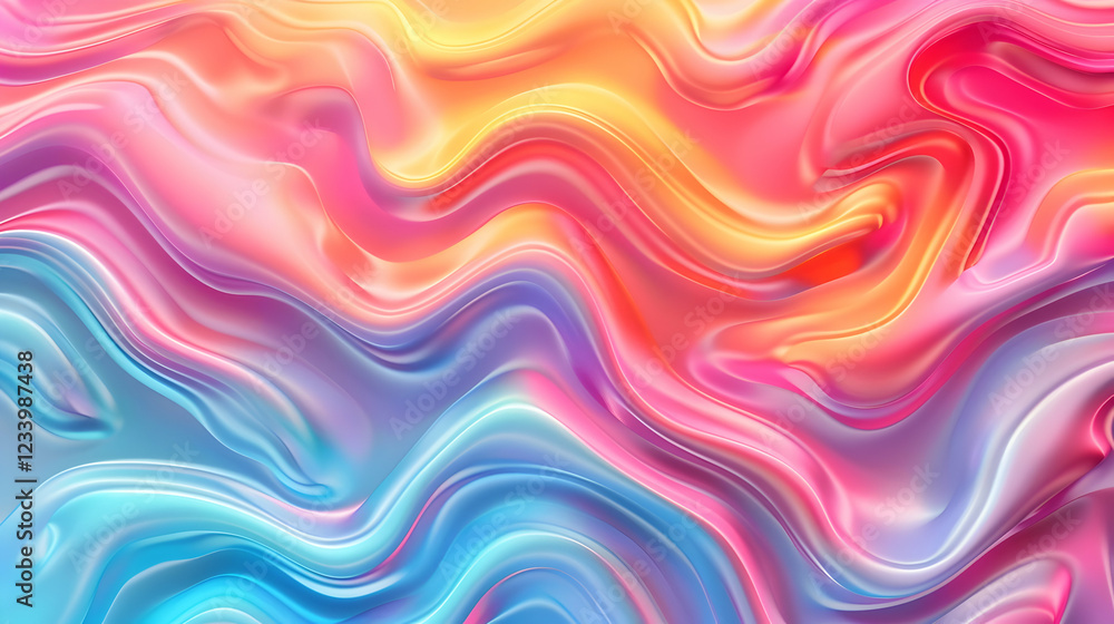A vibrant, abstract wave pattern showcasing fluid colors in a harmonious blend. A vibrant, abstract wave pattern showcasing fluid colors in a harmonious blend.