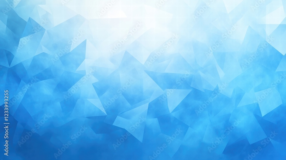Geometric Blue Ice Texture Background Geometric Blue Ice Texture Background
