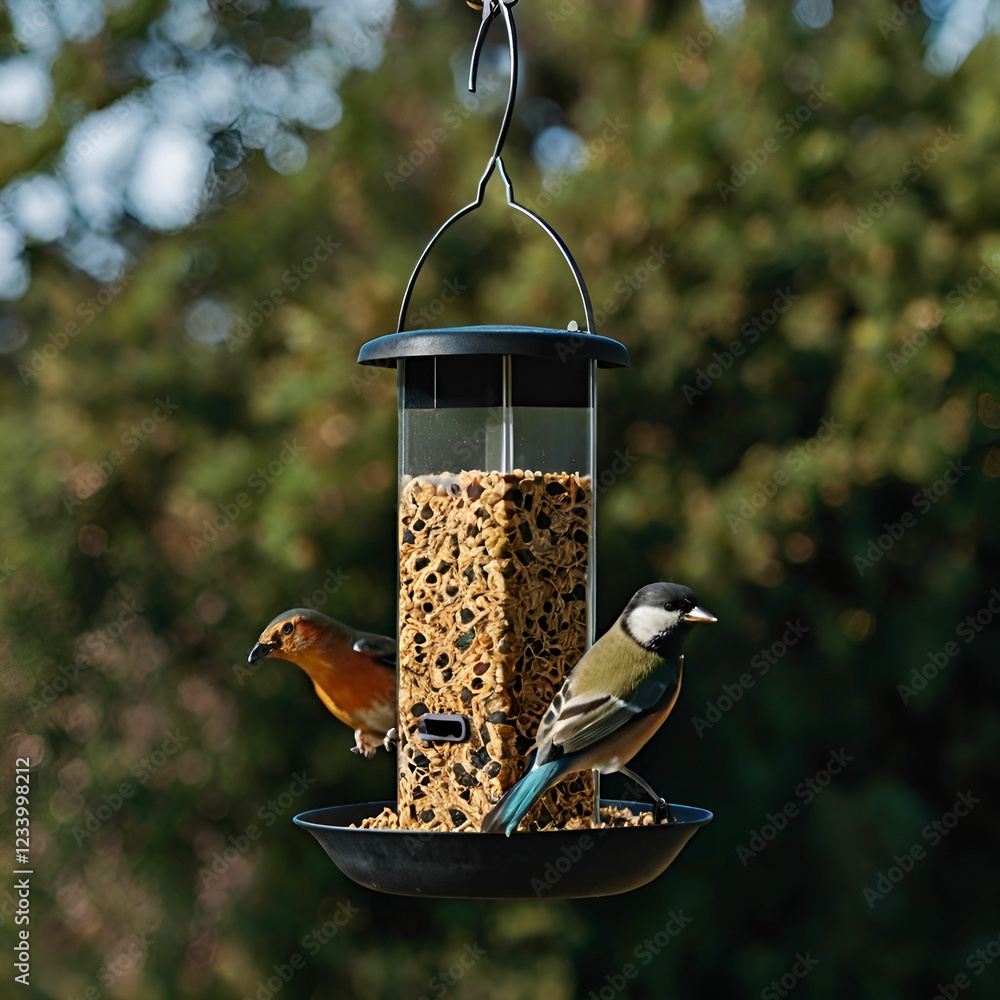 Fototapeta premium close up of bird feeder