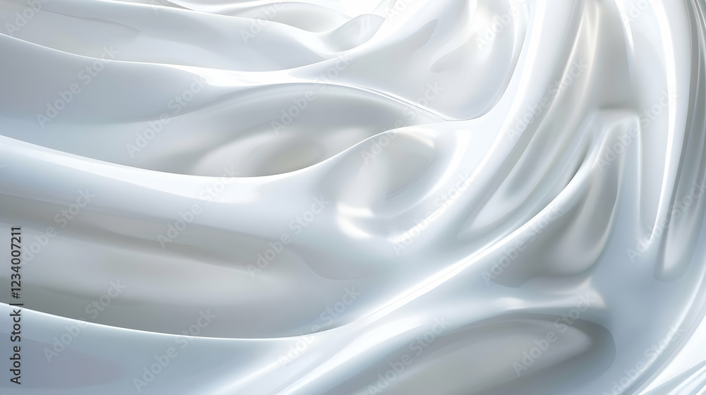 Fototapeta premium A smooth, flowing texture resembling silk or satin, emphasizing elegance and softness.