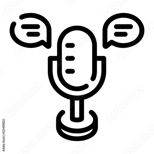 podcast Line Icon