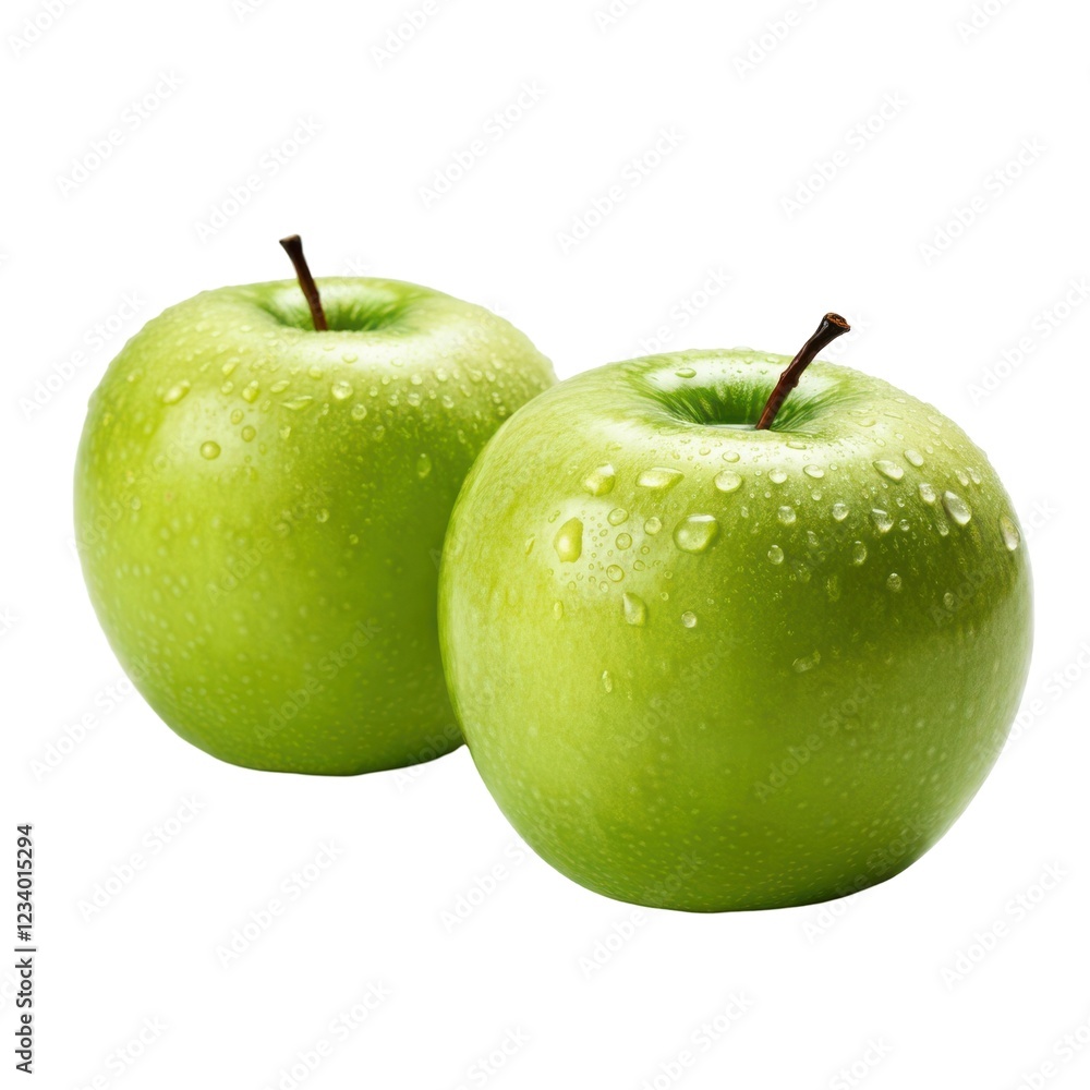 Bright Green Apple with Healthy Freshness Bright Green Apple with Healthy Freshness