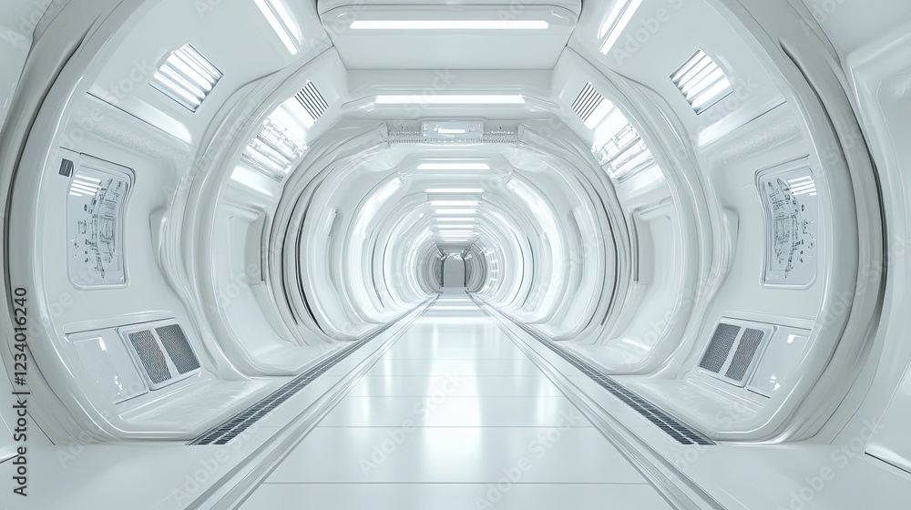 Clean White Futurist Clean White Futurist