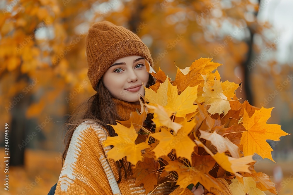 A Happy autumn mood. A Happy autumn mood.