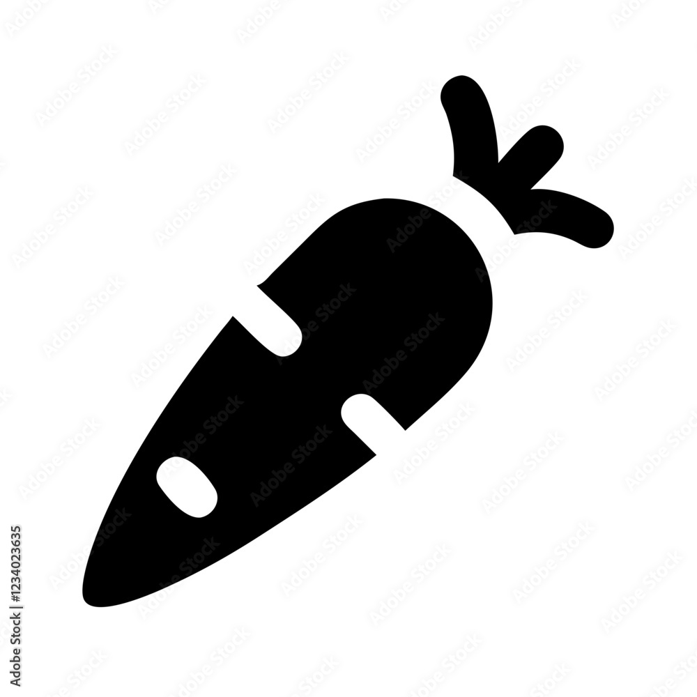 Carrot Vector Icon for Vegetables and Healthy Eating Representation Carrot Vector Icon for Vegetables and Healthy Eating Representation