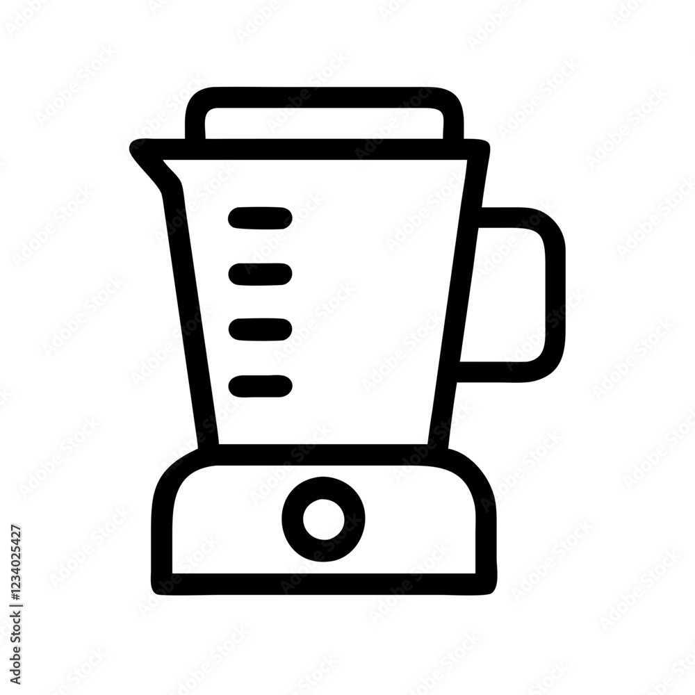 Kitchen Blender Vector Icon for Cooking and Food Preparation Kitchen Blender Vector Icon for Cooking and Food Preparation