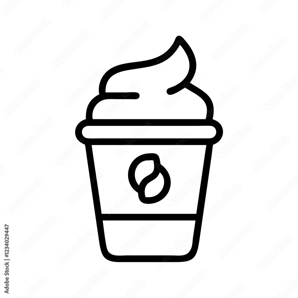 Yogurt Vector Icon Design for Clean and Simple Branding