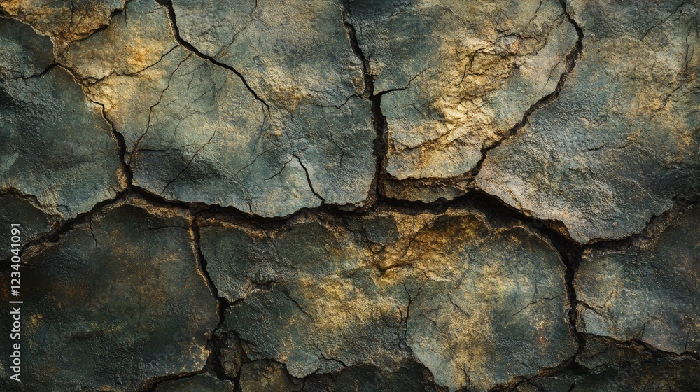 Cracked, textured earth forms intricate patterns, revealing the stark beauty of nature's artistic decay. Cracked, textured earth forms intricate patterns, revealing the stark beauty of nature's artistic decay.