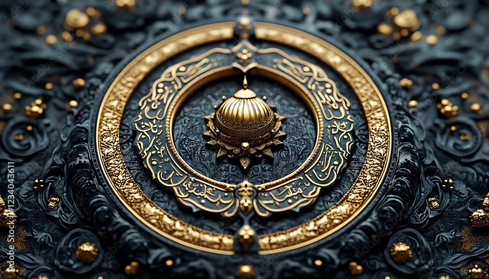 Intricate Golden Mandala Design on a Dark Textured Background
Intricate Golden Mandala Design on a Dark Textured Background