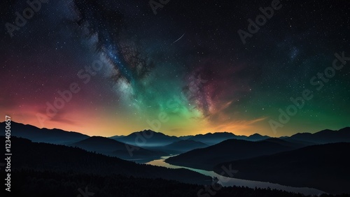 sunrise over the mountains