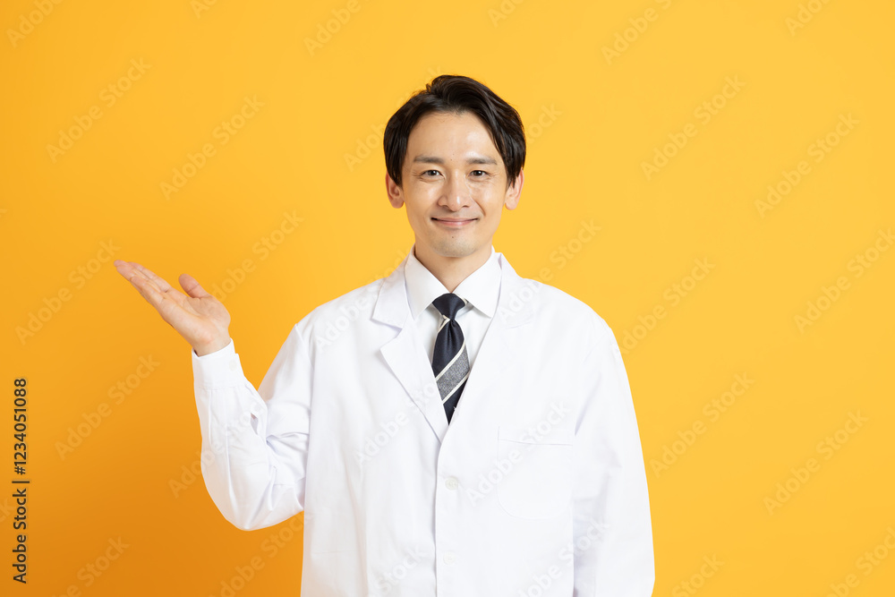 若い日本人男性の医者