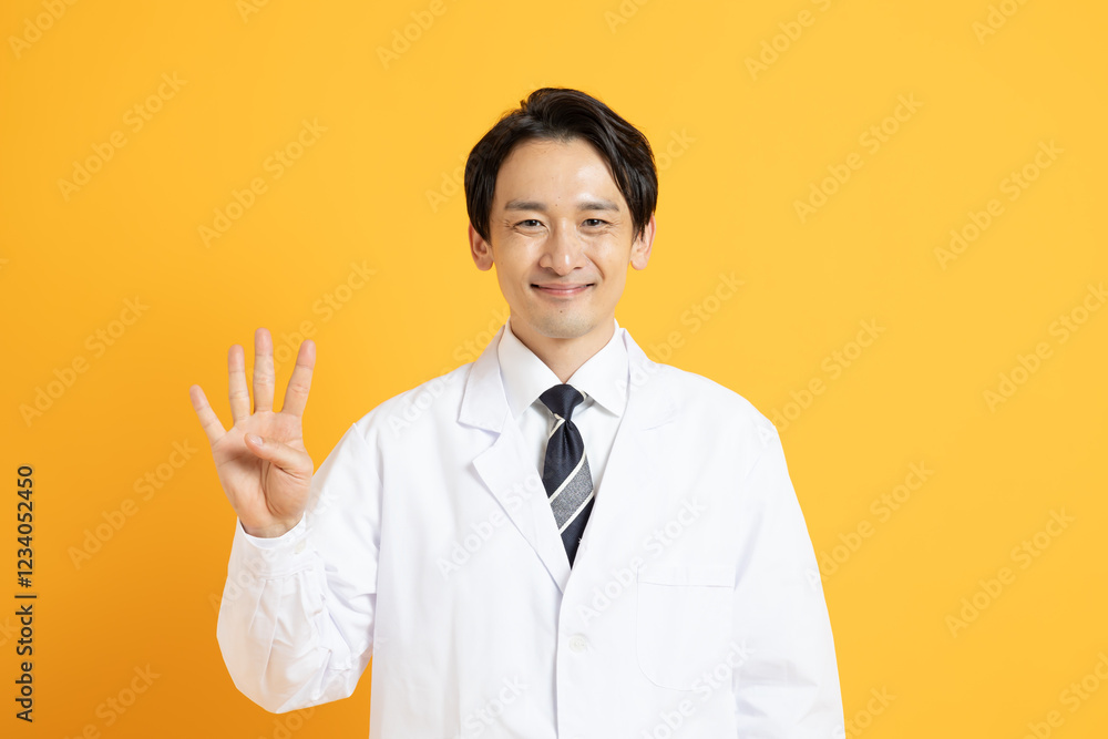若い日本人男性の医者 若い日本人男性の医者