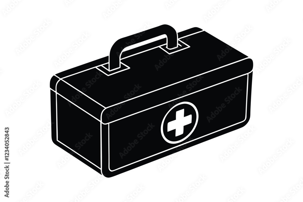 First Aid kit box silhouette art illustration8.eps First Aid kit box silhouette art illustration8.eps