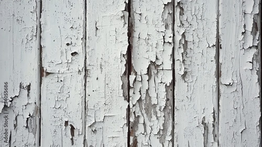 Rustic barn wood background with peeling white paint texture Rustic barn wood background with peeling white paint texture