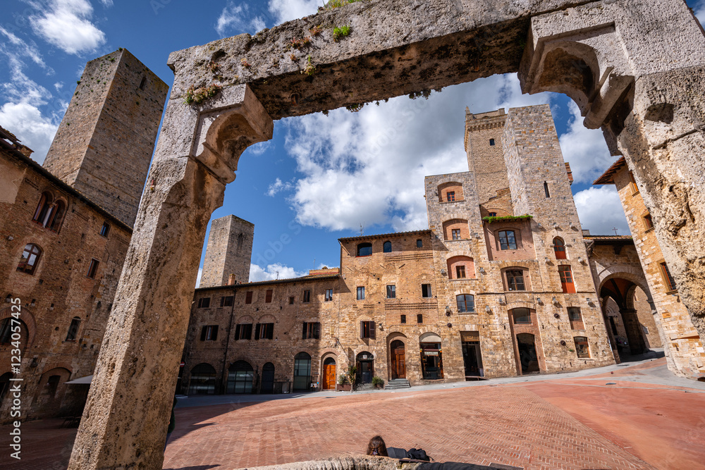 Obraz premium San Gimignano, Tuscany, Italy