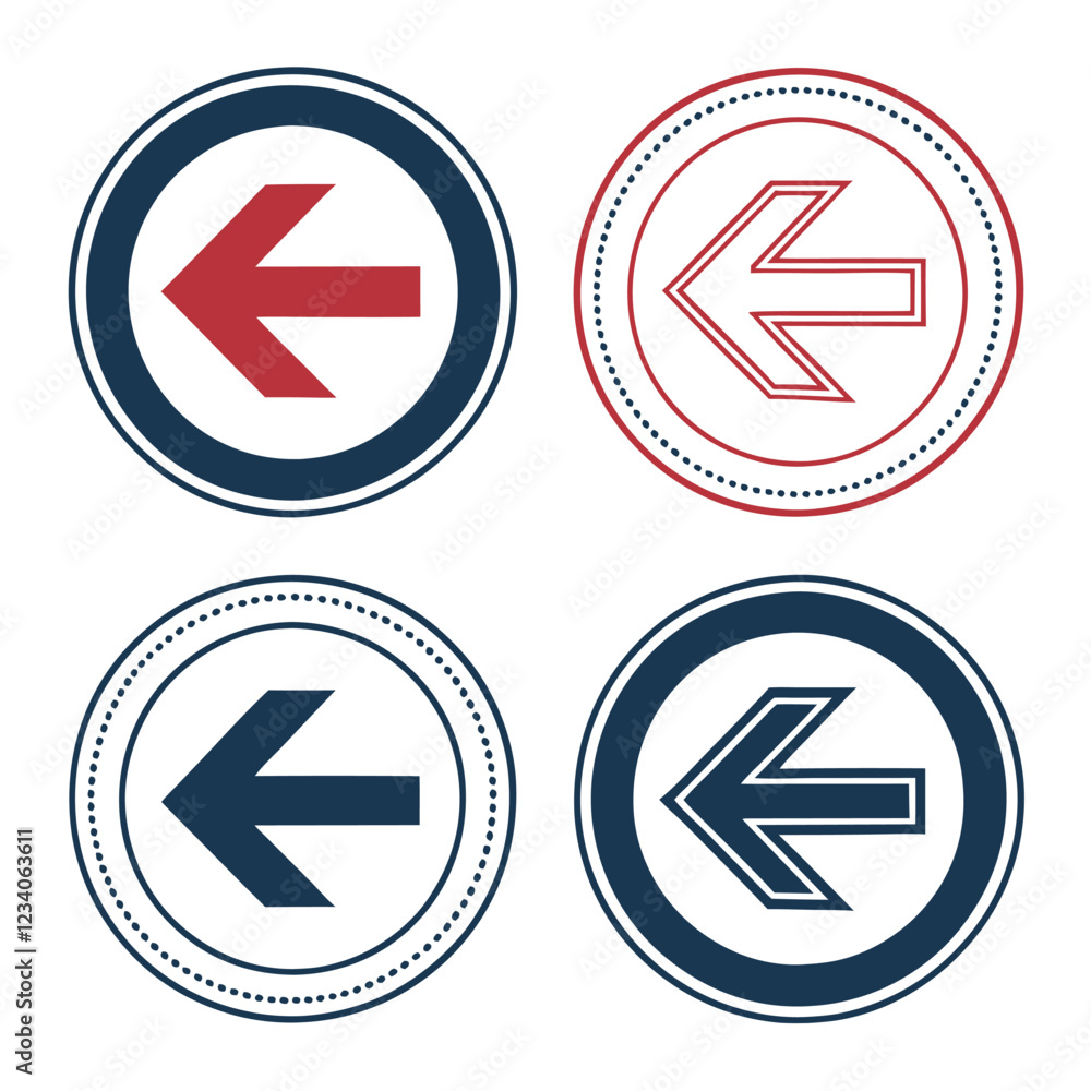 Fa Arrow Alt Circle Left foure icon set Fa Arrow Alt Circle Left foure icon set