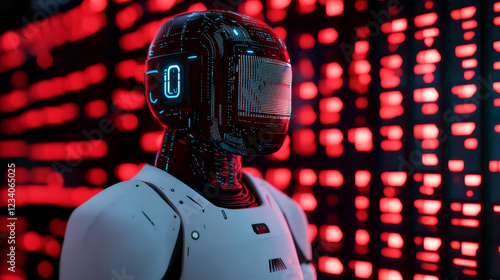 Agentic AI, futuristic AI city managed by intelligent systems