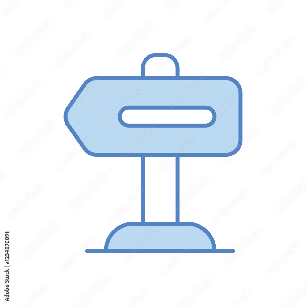 Direction Sign vector icon Direction Sign vector icon