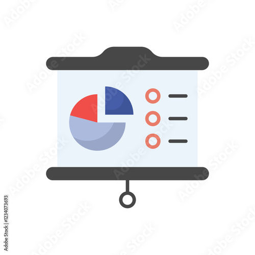 Visual Presentation vector icon