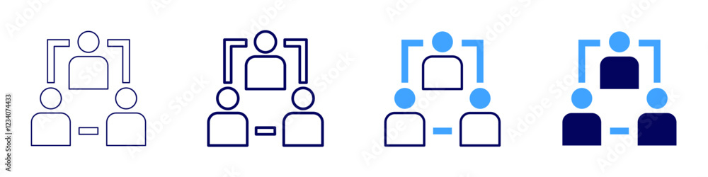 Teamwork examples icon in 4 different styles. Thin Line, Line, Bold, and Bold Line. Duotone style. Editable stroke Teamwork examples icon in 4 different styles. Thin Line, Line, Bold, and Bold Line. Duotone style. Editable stroke
