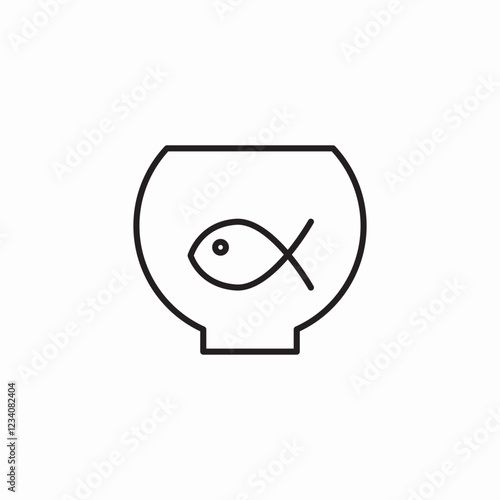 fish symbol icon vector sign