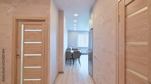 interior apartment room modern bright cozy atmosphere. general cleaning, home decoration, preparation of house for sale