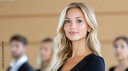 Confident Young Businesswoman: A Portrait of Success and Leadership in the Modern Workplace Free Download Confident Young Businesswoman: A Portrait of Success and Leadership in the Modern Workplace - GFXLoad