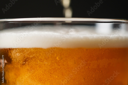 Wallpaper Mural Closeup pouring beer in glass Torontodigital.ca