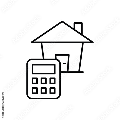 House Budget vector icon
