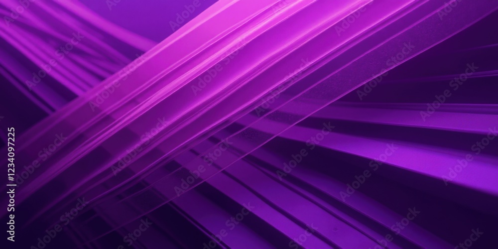 Fototapeta premium Vibrant purple and white diagonals dance across the canvas, creating dynamic movement and depth with every sweep of color