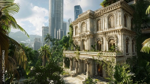 Wallpaper Mural vintage victorian house Torontodigital.ca