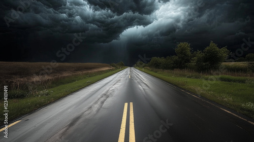 the road to storm photo