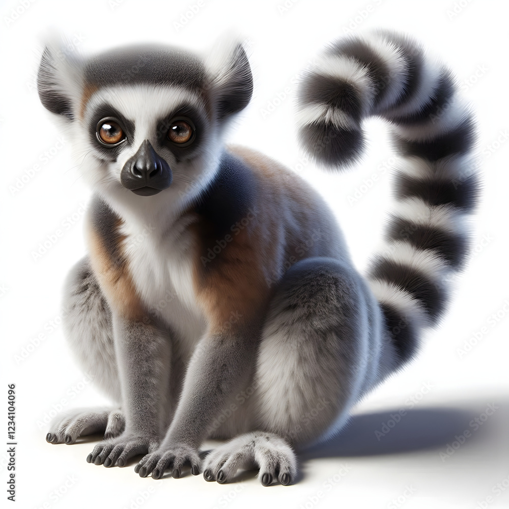 Obraz premium ring lemur catta
