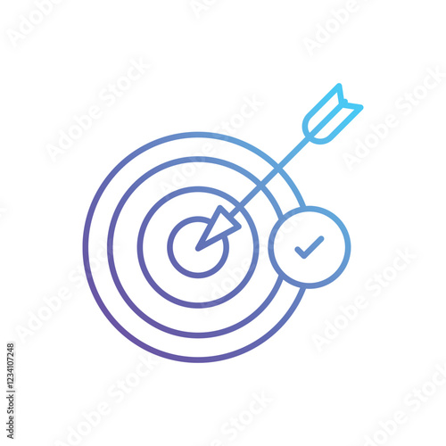 Target vector icon