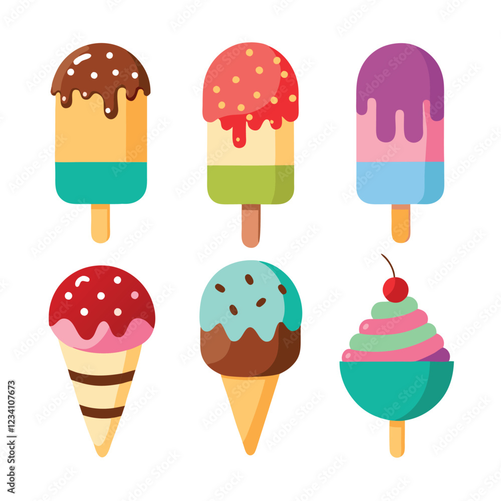 6-different-ice-cream-vector-illustration 6-different-ice-cream-vector-illustration