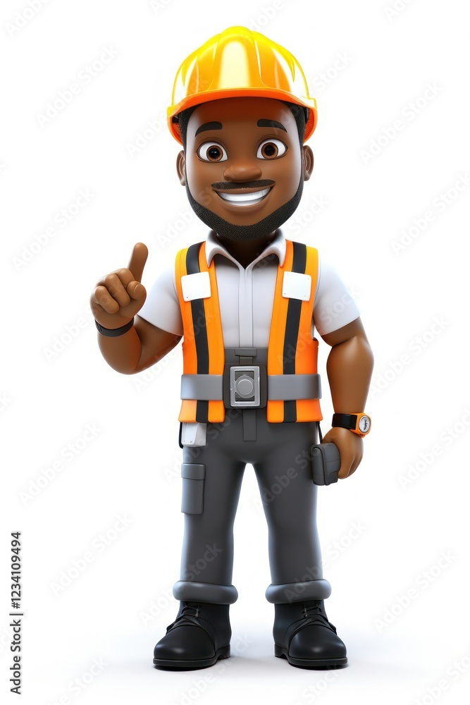 Helmet smiling cartoon hardhat. Helmet smiling cartoon hardhat.