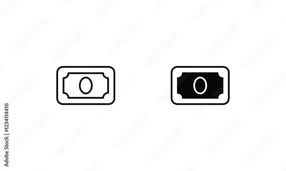Money icons set vector stock illustration Money icons set vector stock illustration
