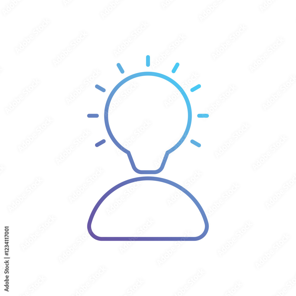 Self Motivation vector icon Self Motivation vector icon
