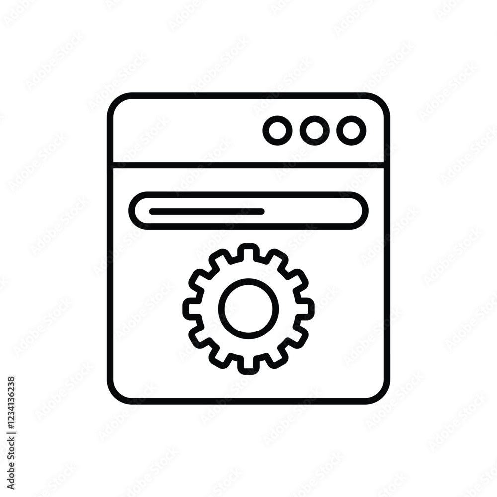 Seo Report vector icon Seo Report vector icon