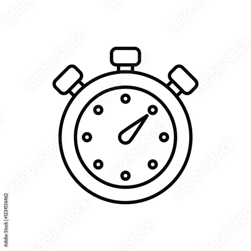 Stopwatch vector icon