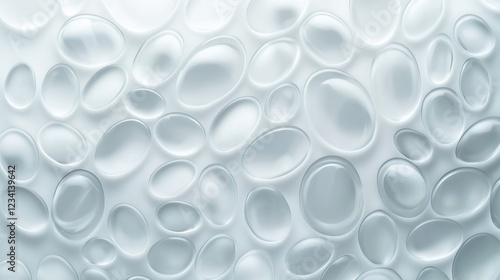 Wallpaper Mural Abstract geometric pattern white background Torontodigital.ca