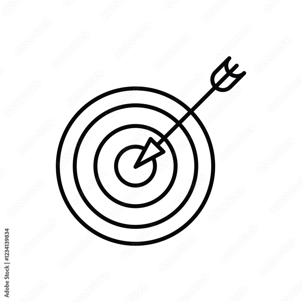 Target vector icon