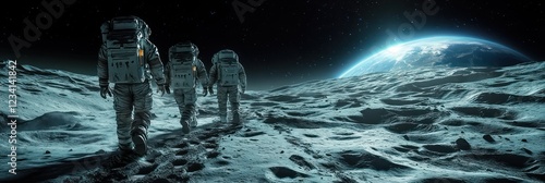 Astronauts on the Moon: A Journey Beyond Earth
