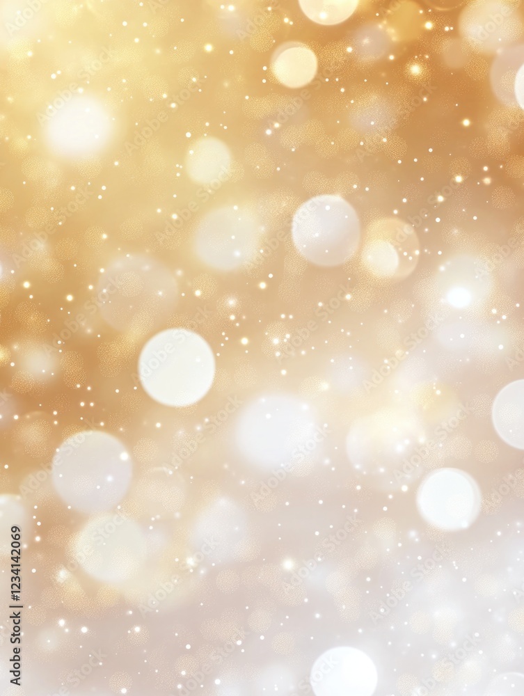 Obraz premium Gold and White Background Close Up