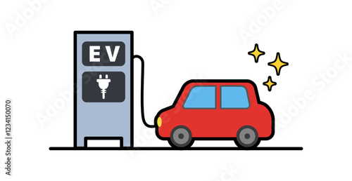 電気自動車（EV）の充電ステーションと持続可能な未来