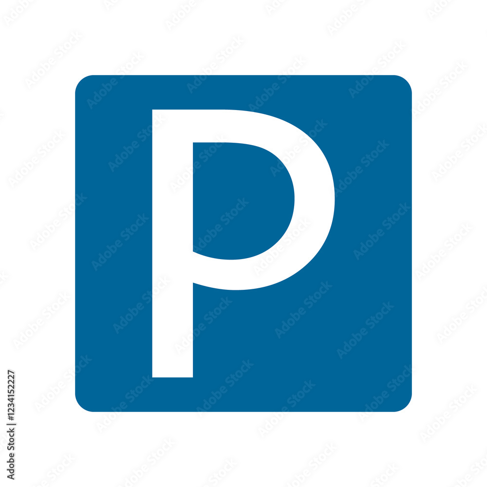 Parking Lot signage vector illustration Parking Lot signage vector illustration